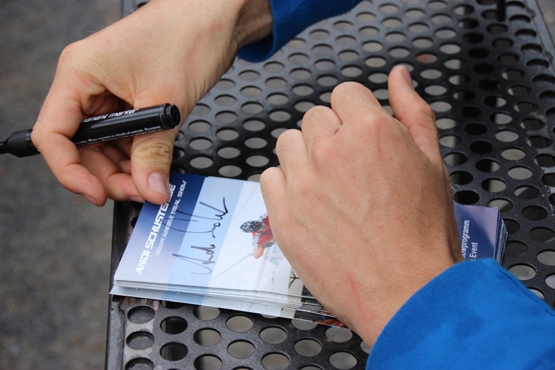author signing books