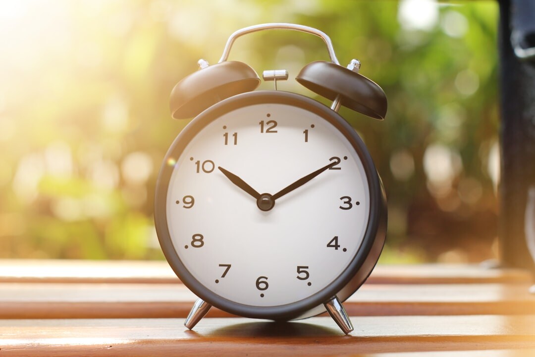 clock showing late hour